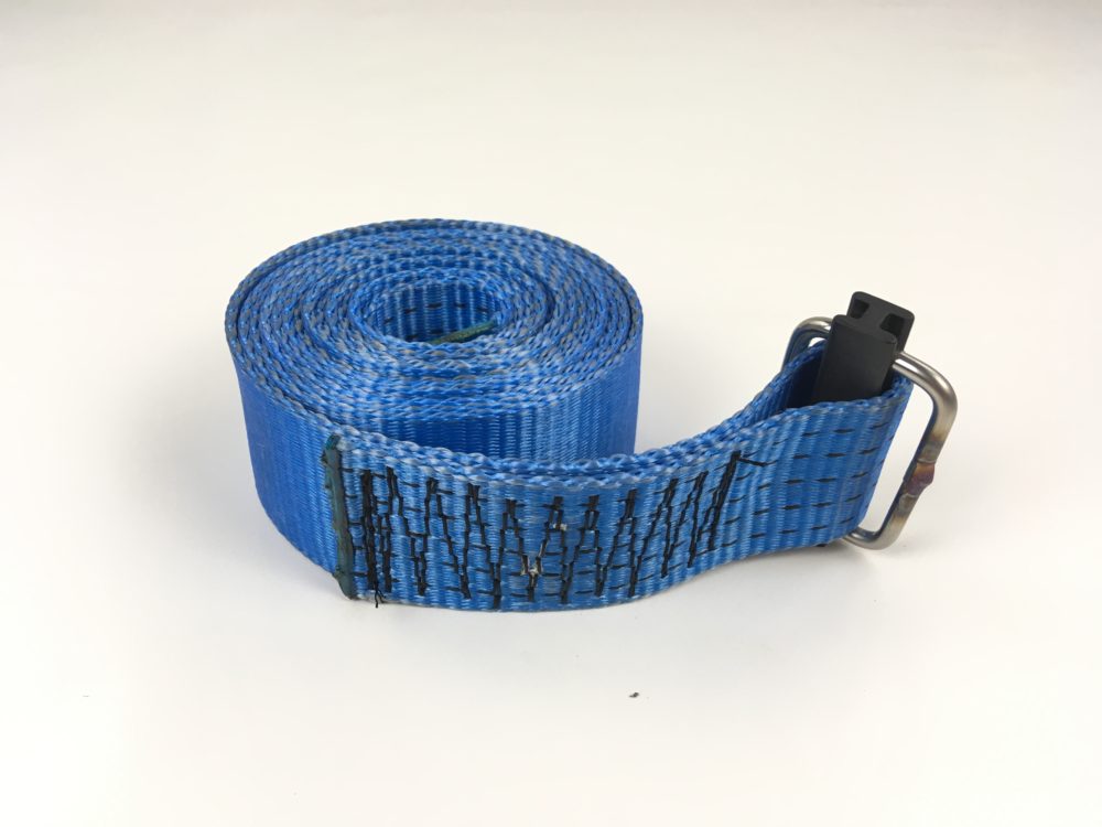 Side Strap With Sliding Bar Buckle Manual Easy Sheet Systems  (Blue)